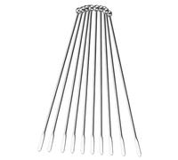 Cabilock 10 pièces Touillettes INOX Longues avec Boule Agitateurs Résistants Chaleur pour Cocktails Café Thé et Desserts Réutilisable