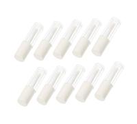 Cabilock 10 pièces Tube à Lèvres Vide avec Couvercle Blanc Lot de Tubes Rechargeables pour Gloss DIY Bouteille de Maquillage Portable pour Brillant à Lèvres et Liquides Cosmétiques