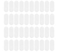 Cabilock 100 Coussinets en Feutrine Blancs 5 CM pour Pinces à Dessin de Goutte d'Eau Fournitures DIY pour Barrettes à Cheveux Artisanales Accessoires Légers et Solide pour Coiffure