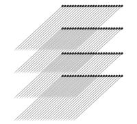 Cabilock 100 Épingles à Spécimens en Acier Inoxydable pour Entomologie Solide, pour Collection d'Insectes, Kit de Dissection Scientifique