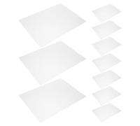 Cabilock 100 Feuilles Plastification Transparentes Film Thermique Protecteur pour Documents Photos Cartes Papier Laminage Clair Anti-poussière et Anti-empreintes