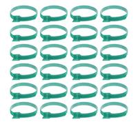 Cabilock 100 Pièces Attaches Câble en Nylon Réutilisables Vertes pour Gestion des Câbles Bureau Travail, Sangles Pratiques pour Organiser Vos Fils Facilement