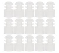Cabilock 100 pièces Bouchon Plastique pour Tubes à Essai Lot de Plugs Étanches à Vis Stopper pour Bouteilles de Laboratoire Couleur Aléatoire Couleur Aléatoire