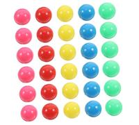 Cabilock 100 Pièces Boules Plastique Creuses Colorées pour Compter et Probabilités Éducatives pour Mathématiques Élémentaires et Jeux de Billes