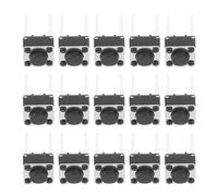 Cabilock 100 pièces Bouton-poussoir Tactile Momentané pour Pcb Interrupteur Électronique Sensible Commande Légère Kit Composants pour Projets DIY