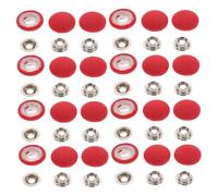 Cabilock 100 pièces Clips de Fixation pour Ciel de Toit Voiture Kit Réparation Intérieur Boutons Rivet Rouge pour Restauration Plafonnier Auto Permanente Affaissement Tissu