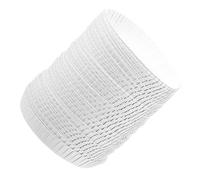 Cabilock 100 Pièces Couvercle de gobelet en papier jetable Accessoires pour boissons en buvant chaudes couvre-gobelets couvercles de gobelets en papier blanche