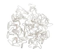 Cabilock 100 pièces Crochet de Fixation Fer pour Coussin de Siège Auto Résistant Corrosion Installation Facile et Stable Crochets Doubles Adaptés Aux Housses et Sièges Voiture