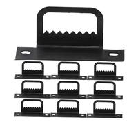 Cabilock 100 Pièces crochet de l cintres d'image crochets de cadre pour accrocher bandes de suspension de cadre support d'affichage photo pratique le fer Noir