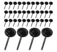 Cabilock 100 Pièces Glass Safety Eyes for Crochet Dolls Toy Craft Eyes for Needle Felting Plush Animals Round Eyeballs