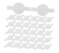 Cabilock 100 Pièces Lot Caissettes Pâtisserie à Double Anse Papier Cuisson Antiadhésif Chaleur Liners pour Moules à Gâteau et Cupcakes Prêtes à