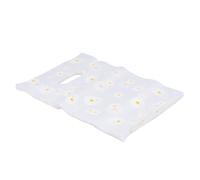 Cabilock 100 pièces Lot de à Motif Floral avec Poignées Sac Fourre-Tout Transparent Moyen pour Cadeaux Bijoux Nourriture Usage Pratique et Sécurisé