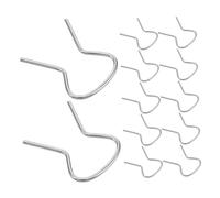 Cabilock 100 Pièces Lot de Clips de Fixation Métalliques pour Poignée de Fenêtre de Voiture Clips Acier Durables pour Régulateur de Installation Rapide et Fiable