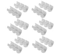 Cabilock 100 Pièces Lot de Clips PVC Robustes pour Tuyaux Support U Renforcé pour Fixation Stable et Installation Rapide Plomberie Électricité et Chauffage