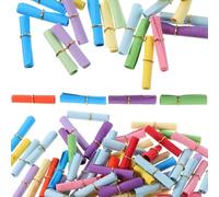 Cabilock 100 pièces Parchemins Papier Délicats pour Messages à Écrire Miniatures Colorés pour Bouteilles de Vœux Papiers à Souhaits pour Décoration et Loisirs Créatifs