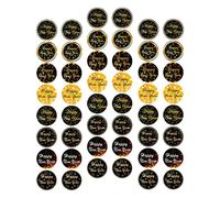 Cabilock 1000pièces Autocollants Décoratifs De Nouvel An Étiquettes De Scellage Créatives Et Parfaites Pour Cartes Enveloppes Et Festifs