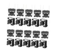 Cabilock 100pièces Bouton-Poussoir Tactile Momentané Plastique pour PCB Interrupteur Tactile De Remplacement Bouton-Poussoir Momentané pour Platine Expérimentation