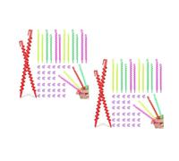 Cabilock 104 Pièces Bigoudis Permanents en Spirale en Plastique pour | Lot de Petites Tiges, Usage Maison ou Salon Professionnel, Flexibles et Polyvalentes pour Boucles Serrées