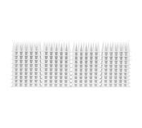 Cabilock 10ensembles Picots Plastique pour Clôture De Pointes Anti-Oiseaux Plastique pour Éloigner Pigeons Et Chats Barrière Visuelle Résistante Aux Températures Extérieure Et Humaine