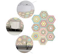 Cabilock 10pièces Autocollant De Sol Antidérapant Hexagone pour Carrelage De Salle De Bain Et Cuisine Lot de Stickers Décoratifs