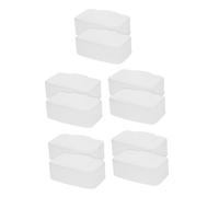 Cabilock 10pièces Boîte De Rangement Pour Lingettes Humides Support Pratique Pour Salle De Bain Et Bureau Distributeur Et Compact Avec Couvercle
