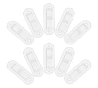 Cabilock 10pièces Cache-interrupteurs Lot pour Protection Murale Plaques de Recouvrement Électrique pour Interrupteurs à Bascule Sécurité Garçon Fille Empêchant Activation Désactivation