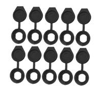 Cabilock 10pièces Cache Serrure Étanche Capuchon De Serrure De Porte Plastique De Porte Anti-poussière Protection Pour Extérieure Lot De