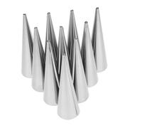 Cabilock 10pièces Lot De Moules à Croissants Coniques Acier Inoxydable Réutilisables Outils Pâtisserie Pratiques Pour Formes De Cornets Et Pains Kit Cuisson Pour Boulangerie Maison