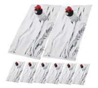 Cabilock 10pièces Sachets Recharge Vin Réutilisables avec Bec Verseur Pochette Portable Liquide pour Festivals Parties Et Voyage Rangement Bouteille Vin Pratique Et Étanche Lot