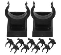 Cabilock 12 Ensembles Clips de Fixation pour Pieds D’Armoire 27mm | Effet Tampon Réutilisable Antidérapant, Protège le Sol, pour Meubles de Salle de Bains et Boutiques