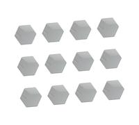Cabilock 12 Pièces Autocollants muraux miroir tridimensionnels miroir mural Décor mural pour chambre pour mur Acrylique