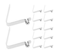 Cabilock 12 Pièces Boucle pour Arceau De Tente Clip à Ressort pour Tubes Clip v Ressort Comprimé pour Kayak Légers Et Robustes Installation Rapide Et Facile