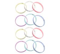 Cabilock 12 Pièces Bracelet en Silicone Lumineux Fonction Phosphorescente pour Remise de Diplôme, pour Cérémonie pour Célébration Étudiante