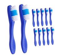 Cabilock 12 pièces Brosses à Dents avec Manches Courts et Poches Souples Brosses Portables pour Prisonniers Nettoyage et Confort Ergonomique