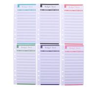 Cabilock 12 pièces Cartes Budgétaires avec Papier de Planification des Dépenses pour Suivi Personnel et Gestion des Finances Outil Aide Consommation et Contrôle des Dépenses