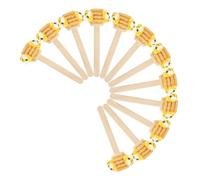 Cabilock 12 pièces Décorations Abeilles avec Fausse Cire et Miel Bâtons pour Centre de Table Ornement Tiered Tray Cuisine Printemps été Accessoires Légers Sécurisés pour Fête Bee Day