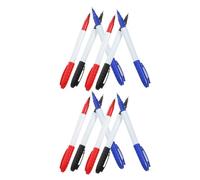 Cabilock 12 Pièces Ensemble de Marqueurs de Tableau Effaçables à Sec à Pointe Ultra Fine 0,5 Mm en Plastique Léger pour École et Salle de riture Précise et Effacement Facile
