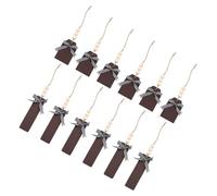 Cabilock 12 Pièces Étiquettes Suspendues pour Décorations de Noël Tags Écrits pour DIY Sapin Boîte