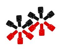 Cabilock 12 Pièces Lot de Cache Bornes de Batterie Voiture Couvercles Isolants pour Positifs et Protection Durable Résistante Aux Températures Extrêmes et Chocs Accessoires Sécurité