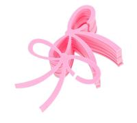 Cabilock 12 Pièces Marqueurs de Verre à Vin Acrylique Nœud Réutilisables Élégants pour Mariage Anniversaire Shower Fête