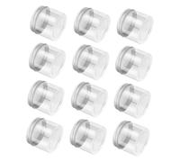 Cabilock 12 Pièces Mason Jars With Aluminum Lids Transparent Reusable Kitchen Storage Containers Candy Jars For Jam Jelly Preservation