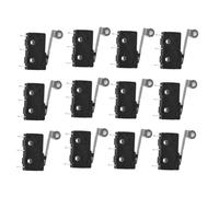 Cabilock 12 pièces Micro Interrupteur Étanche avec Levier à Galet Long Action Instantanée Résistant Corrosion Commutateur pour Usage Professionnel