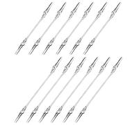 Cabilock 12 Pièces Pince Crocodile Double Tête Clips Photo Pratique pour Mémos et Décoration de Bureau Convient pour Maison École et