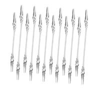 Cabilock 12 Pièces Pince Crocodile Double Tête Clips pour Photos Notes et Décorations Accessoires de Bureau et Élégants