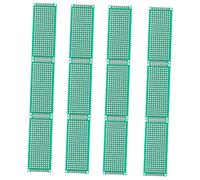 Cabilock 12 pièces Plaque de Prototypage Électronique pour Expériences Circuits Carte Circuit Imprimée Résistante et Pratique pour Bricolage et Développement de Produits