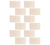 Cabilock 12 Pièces Plaque Mica pour Micro-ondes, Accessoire Résistant à Haute Température, Protège Vapeur et Huile, Compatible Guide D'ondes Micro-ondes