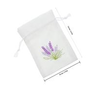 Cabilock 12 pièces Sachet Lavande Vide Coton Confortable Sacs à Cordon pour Armoire Rangement Parfumé Polyvalent pour Vêtements et Voiture Fermeture Facile