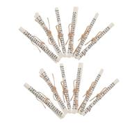 Cabilock 12 Pièces Small Mezuzah Scrolls Religious Jewish Doorpost Bible Blessings Israel Door Decoration for Home Housewarming
