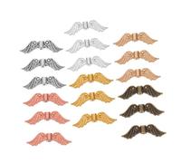Cabilock 120 pièces Charms Ailes Alliage Petites Décorations Métalliques pour Fabrication de Bijoux DIY Accessoires pour Bracelets Colliers Boucles Oreilles et Pendentifs