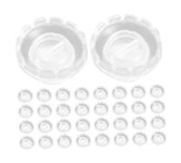 Cabilock 120 pièces Eyelash Extension Cups With Base For Precise Glue Control And Waste Reduction Professional Lash Containers For Salon And Personal Use